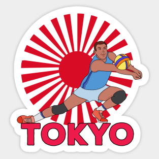 Volleyball Tokyo Sticker